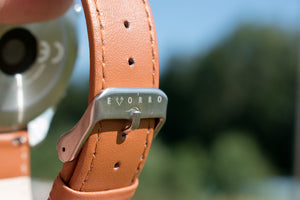 Hybrid Smartwatch HS1 leather strap